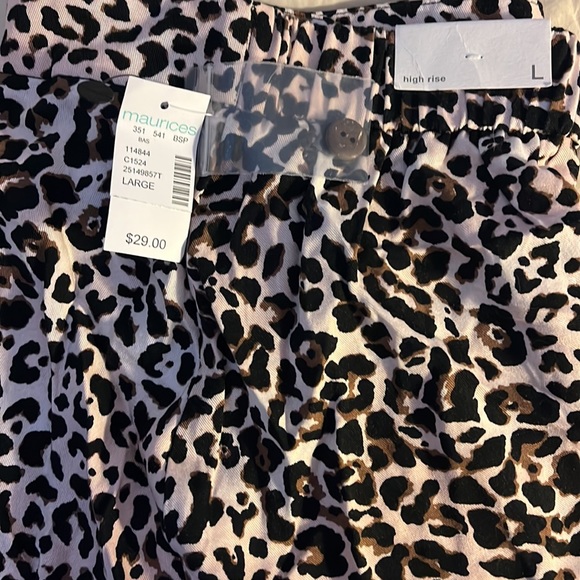 NWT Maurice’s Leopard Skirt-L - Picture 3 of 4